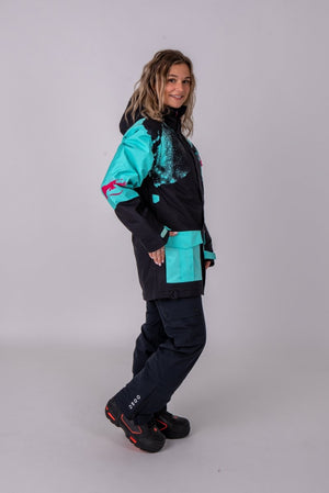 Afterparty Jacket Black & Mint