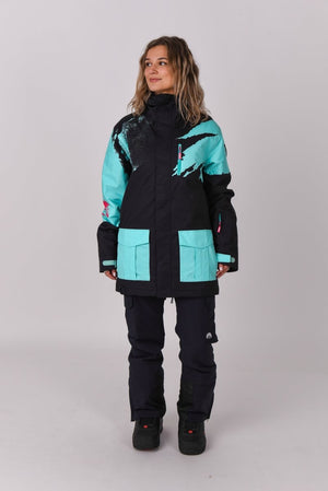 Afterparty Jacket Black & Mint