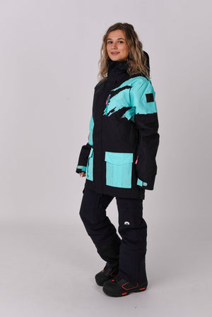 Afterparty Jacket Black & Mint