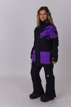 Afterparty Jacket Black & Purple