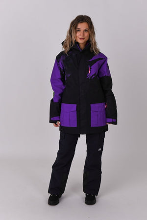 Afterparty Jacket Black & Purple