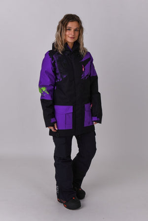Afterparty Jacket Black & Purple