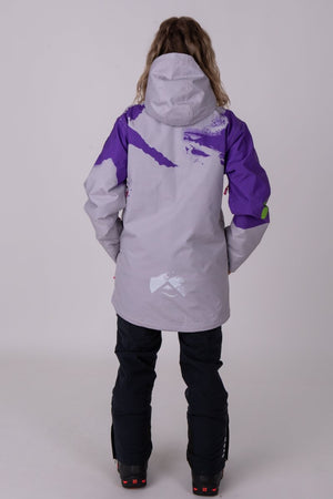 Afterparty Jacket Grey & Purple