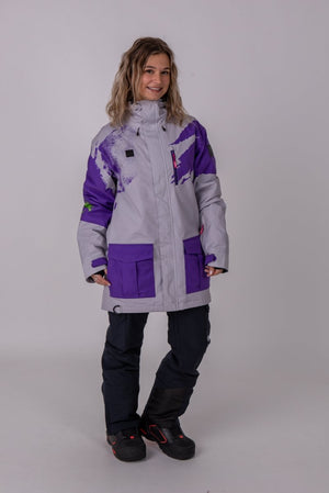 Afterparty Jacket Grey & Purple