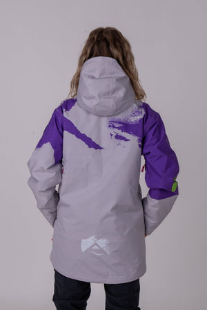 Afterparty Jacket Grey & Purple