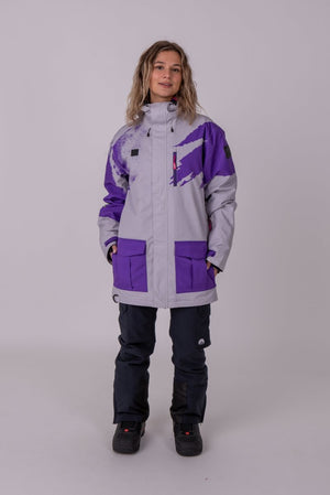Afterparty Jacket Grey & Purple