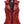 Aimee Red Leather Distressed Vest