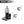 Air Hydraulic Bottle Jack with 20 Ton Capacity and Adjustable Lifting Range - Black