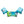 Airhead Water Otter Elite Kids Child Life Jacket Vest with Arm Bands, Treasure