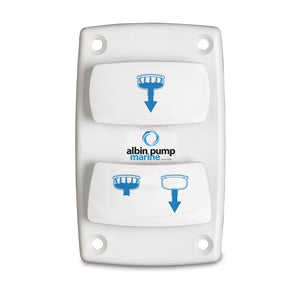 Albin Group Marine Control Silent Electric Toilet Rocker Switch - TRAPSKI