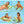 Aqua Monterey Water Inflatable 4-in-1 Pool Hammock Lounger, Lime Green (3 Pack)
