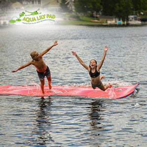 Aqua Lily Pad 20' All American 2 Layer Water Playground Floating Foam Island