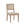 Armless Dining Chair with Cane Back and Tapered Wood Legs - Set of 2