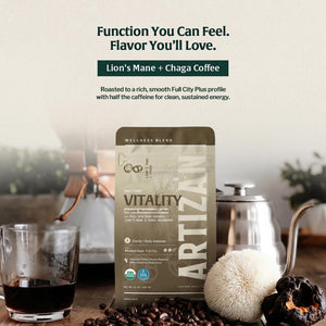 Organic Mushroom Coffee Fusion - Lion's Mane & Chaga