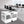 16 Bay Charging Cabinet with Locking Storage - White or Black