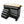9 Drawer Multifunctional Steel Tool Cart with Wooden Top and Wheels - Red or Black