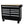 9 Drawer Multifunctional Steel Tool Cart with Wooden Top and Wheels - Red or Black