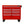 9 Drawer Multifunctional Steel Tool Cart with Wooden Top and Wheels - Red or Black
