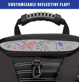 Athalon Adult 316 Personalizable Boot Bag/Backpack for Skiing, Snowboarding, Holds Boots, Helmet, Goggles, Gloves - TRAPSKI