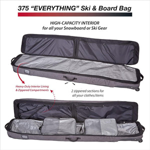 ATHALON "Everything" 375 Multi Use Ski & Snowboard Bag - 195cm - TRAPSKI