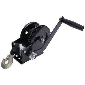 Attwood 1200 lb Single Drive Winch - 2" x 20 Nylon Strap - TRAPSKI