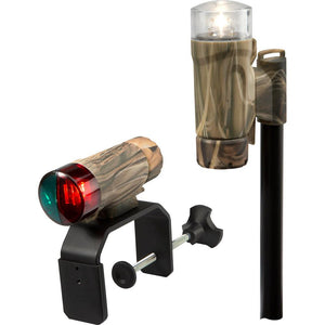 Attwood Clamp-On Portable LED Light Kit - RealTree Max-4 Camo - TRAPSKI