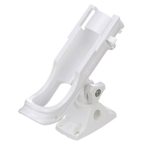 Attwood Heavy-Duty Adjustable Rod Holder w/Combo Mount - White - TRAPSKI