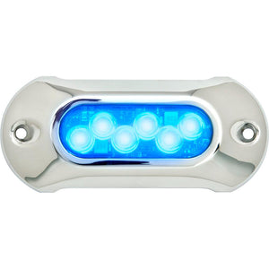 Attwood Light Armor Underwater LED Light - 6 LEDs - Blue - TRAPSKI