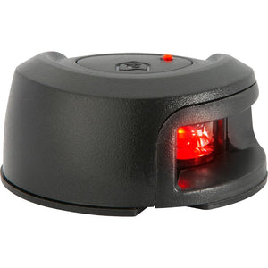 Attwood LightArmor Deck Mount Navigation Light - Black Composite - Port (red) - 2NM - TRAPSKI