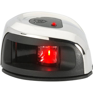 Attwood LightArmor Deck Mount Navigation Light - Stainless Steel - Port (red) - 2NM - TRAPSKI