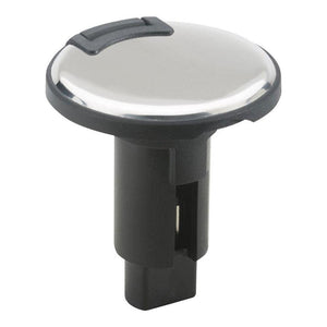 Attwood LightArmor Plug-In Base - 2 Pin - Stainless Steel - Round - TRAPSKI