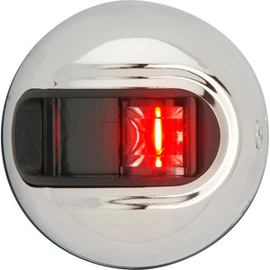 Attwood LightArmor Vertical Surface Mount Navigation Light - Port (red) - Stainless Steel - 2NM - TRAPSKI