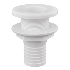 Attwood Plastic Thru-Hull Fitting - 1-1/2" - White - TRAPSKI