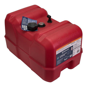 Attwood Portable Fuel Tank - 12 Gallon w/Gauge - TRAPSKI