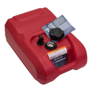 Attwood Portable Fuel Tank - 3 Gallon w/Gauge - TRAPSKI