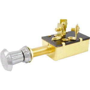 Attwood Push/Pull Switch - Three-Position - Off/On/On - TRAPSKI
