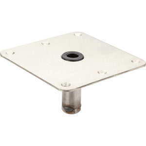 Attwood SWIVL-EZE 7x7 LockN-Pin Zinc Plated Steel 3/4" Pin Base - TRAPSKI