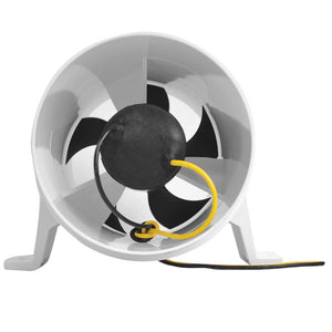 Attwood Turbo 4000 Series II Water-Resistant, In-Line Blower - 12V - White - TRAPSKI