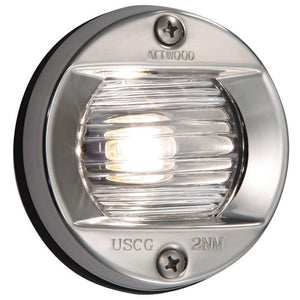 Attwood Vertical, Flush Mount Transom Light - Round - TRAPSKI