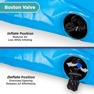 Aqua Heavy Duty Ultra Comfort Inflatable 2 Person Pool Float Recliner Lounger