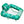 Aqua Leisure Zero Gravity Swimming Pool Lounge Chair Float, Green + Teal Fern