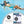 Aqua Leisure Monterey XL Hammock 4 in 1 Inflatable Pool Float, Teal/Blue Stripe