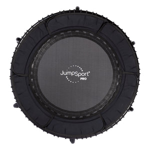 JumpSport 370 PRO Indoor Heavy Duty Lightweight 39 In Fitness Trampoline, Black