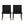 Lounge Chair with Stunning Rope Weave Design, Set of 2 - Black