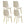 Modern Dining Chairs Ergonomic Design For Kitchen (Set of 4)