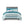 8 Piece Printed Seersucker Comforter and Quilt Set Collection Aqua Full/Queen