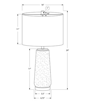 Lighting, Table Lamp, Resin, Modern - Gray