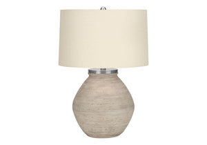 Lighting Table Lamp Concrete Resin Contemporary - Cream