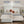 Caron Upholstered Wingback Bed with 52.3' High Headboard in Ivory Canvas Chenille