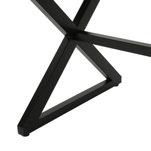 Rolando Outdoor Aluminum Dining Table with Steel Frame